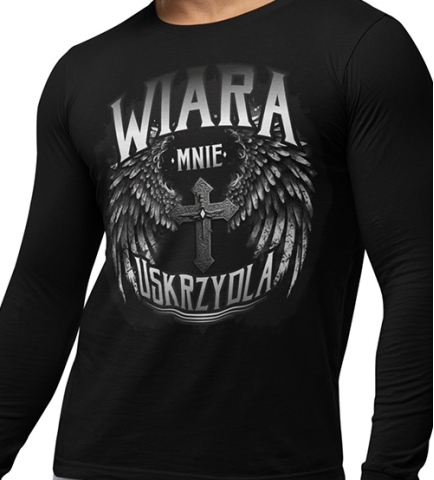 LONGSLEEVE Wiara mnie uskrzydla